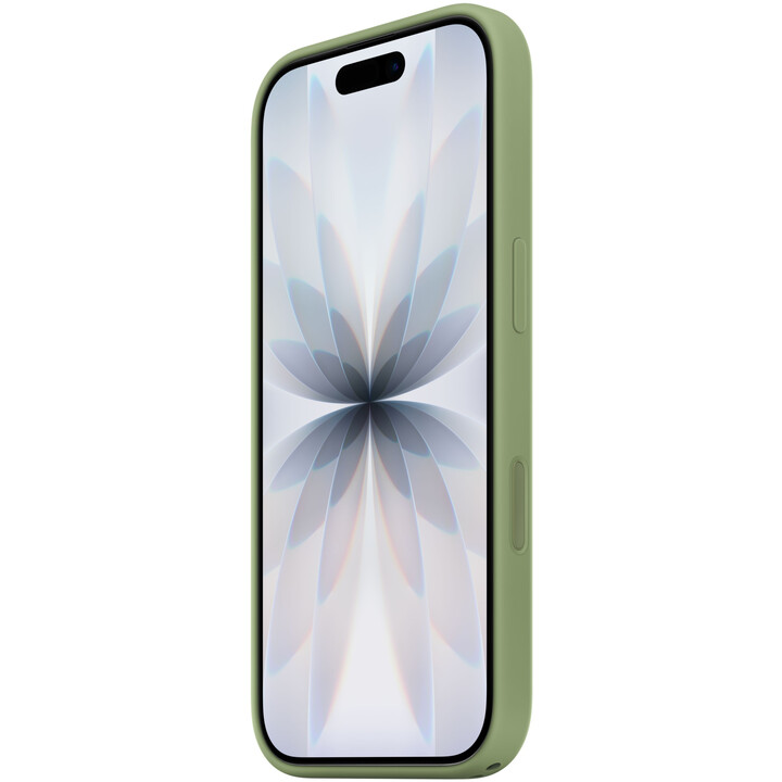 Funda de silicona con MagSafe para el iPhone 17 - Musgo claro