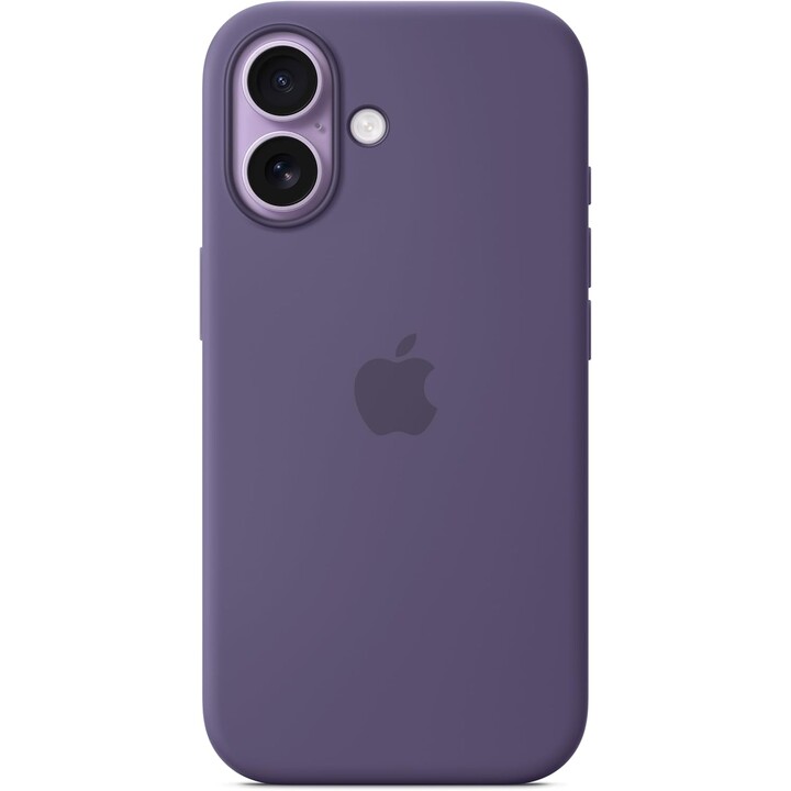 Coque en silicone Apple avec MagSafe pour iPhone 17 - Brume violette