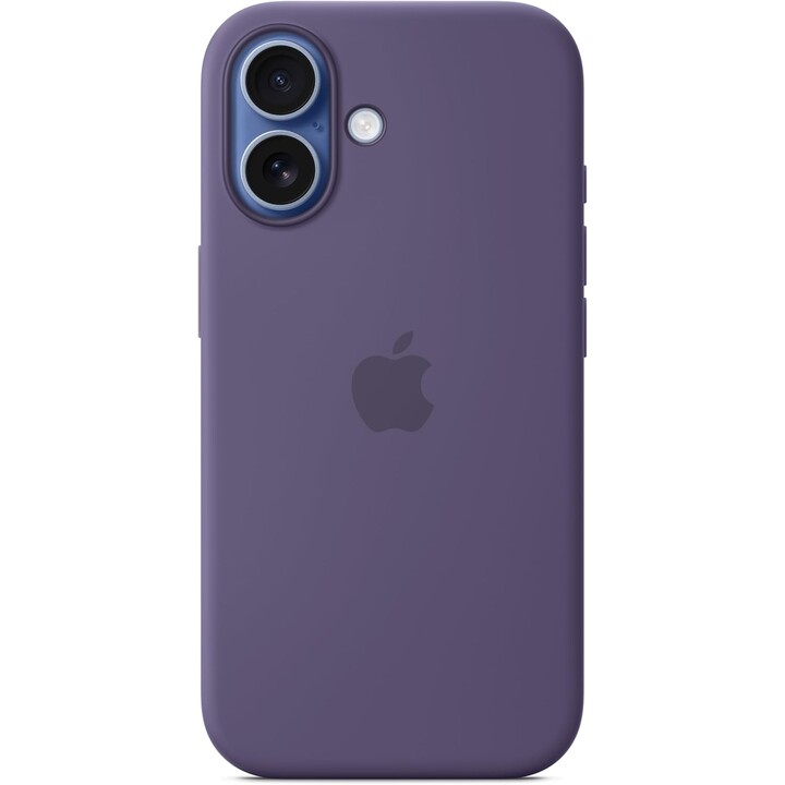 Coque en silicone Apple avec MagSafe pour iPhone 17 - Brume violette