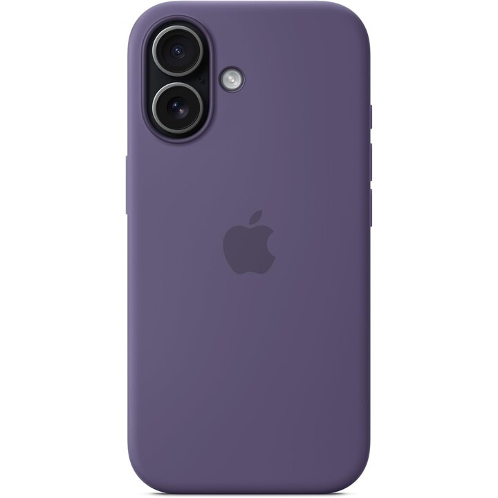 Coque en silicone Apple avec MagSafe pour iPhone 17 - Brume violette