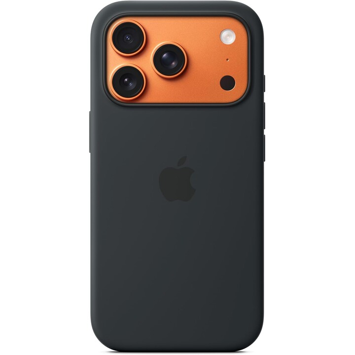 Custodia in silicone con MagSafe per iPhone 17 Pro - Nero