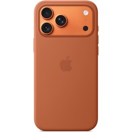 iPhone 17 Pro Max Silikonhülle mit MagSafe – Terrakotta