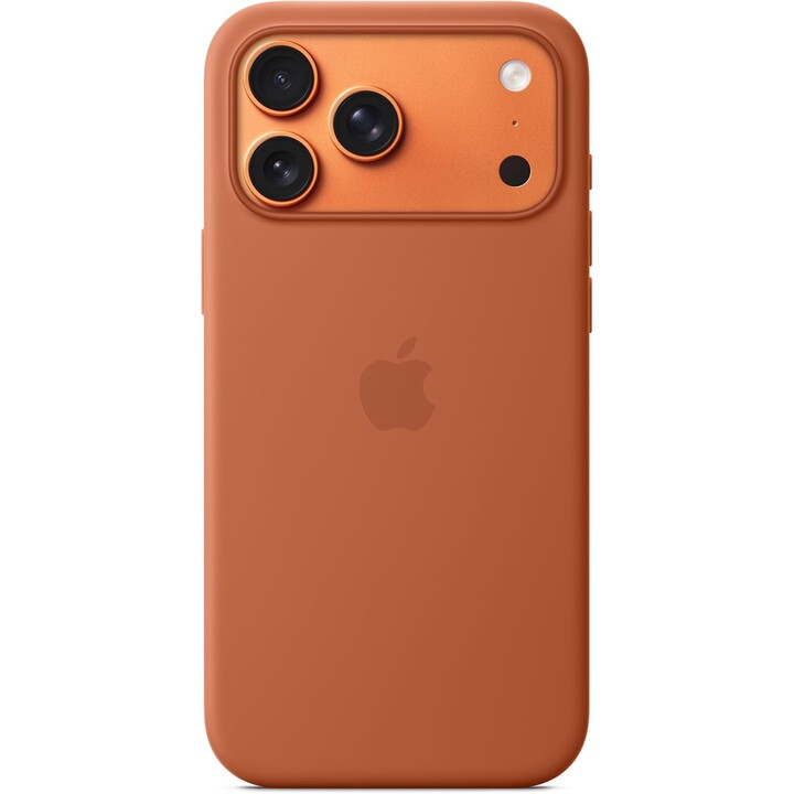 Capa de silicone com MagSafe para iPhone 17 Pro Max - Terracota