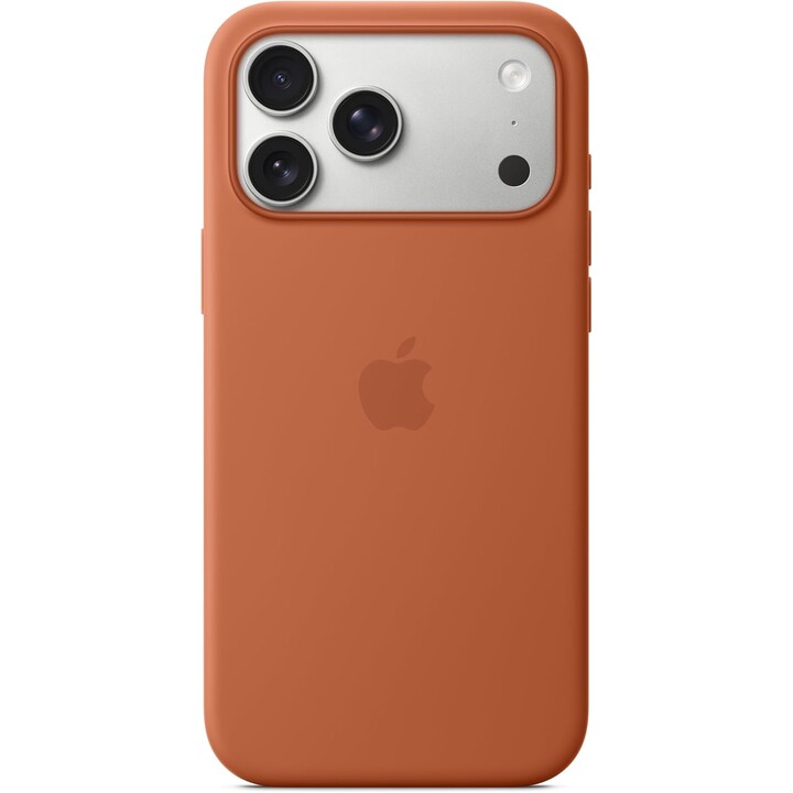 Coque en silicone MagSafe pour iPhone 17 Pro Max - Terracotta