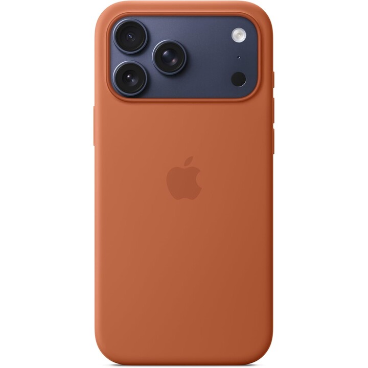 Coque en silicone MagSafe pour iPhone 17 Pro Max - Terracotta