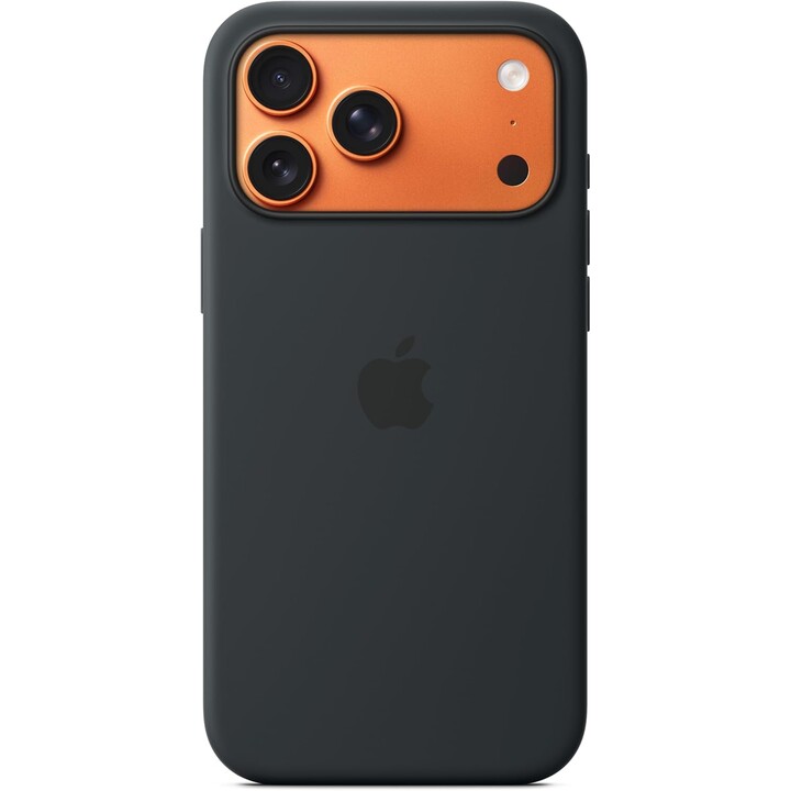 Funda de silicona con MagSafe para el iPhone 17 Pro Max - Negro