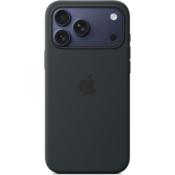 Funda de silicona con MagSafe para el iPhone 17 Pro Max - Negro