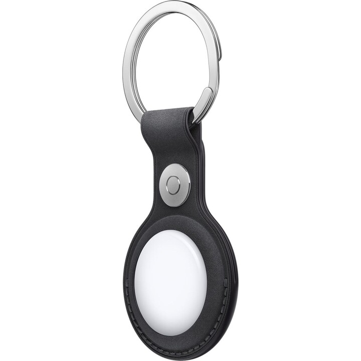 Llavero de trenzado fino para el AirTag - Negro