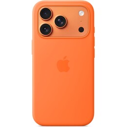 Funda de silicona con MagSafe para el iPhone 17 Pro - Naranja