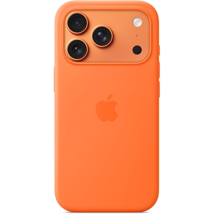 Custodia in silicone con MagSafe per iPhone 17 Pro - Arancione