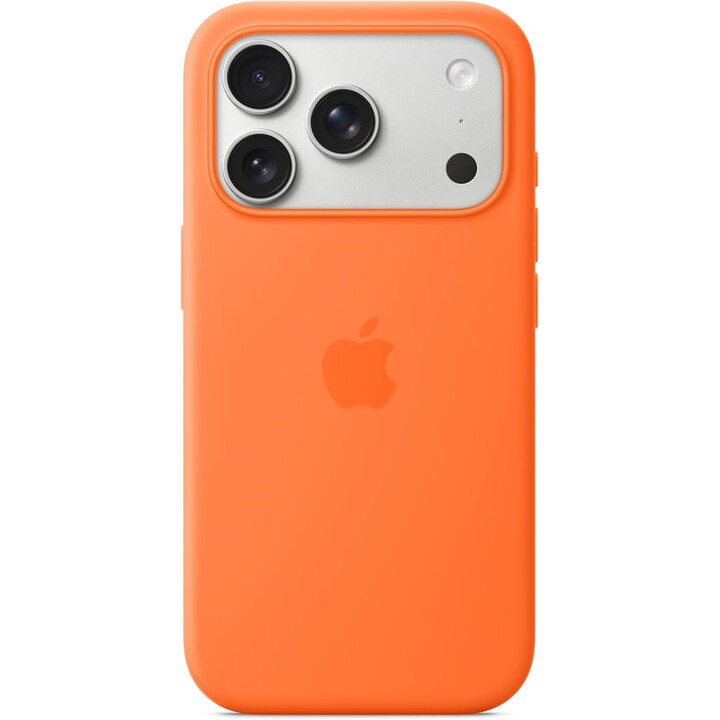 Custodia in silicone con MagSafe per iPhone 17 Pro - Arancione