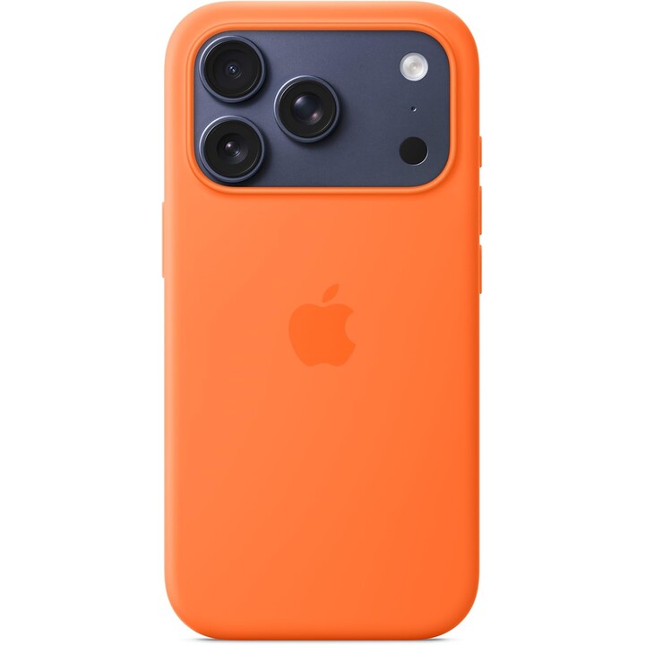 Custodia in silicone con MagSafe per iPhone 17 Pro - Arancione