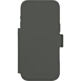 Dbramante1928 Funda para iPhone 17 Pro Max, verde sólido, Piel sintética, Diseño magnético extraíble 2 en 1
