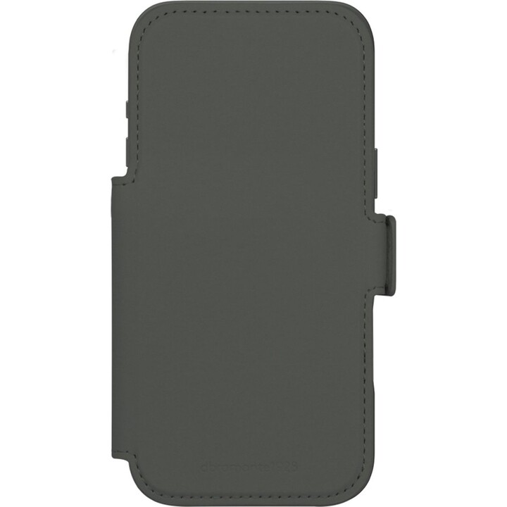 Dbramante1928 iPhone 17 Pro Max Case, Solid Green, Faux Leather, 2-in-1 Removable Magnetic Design