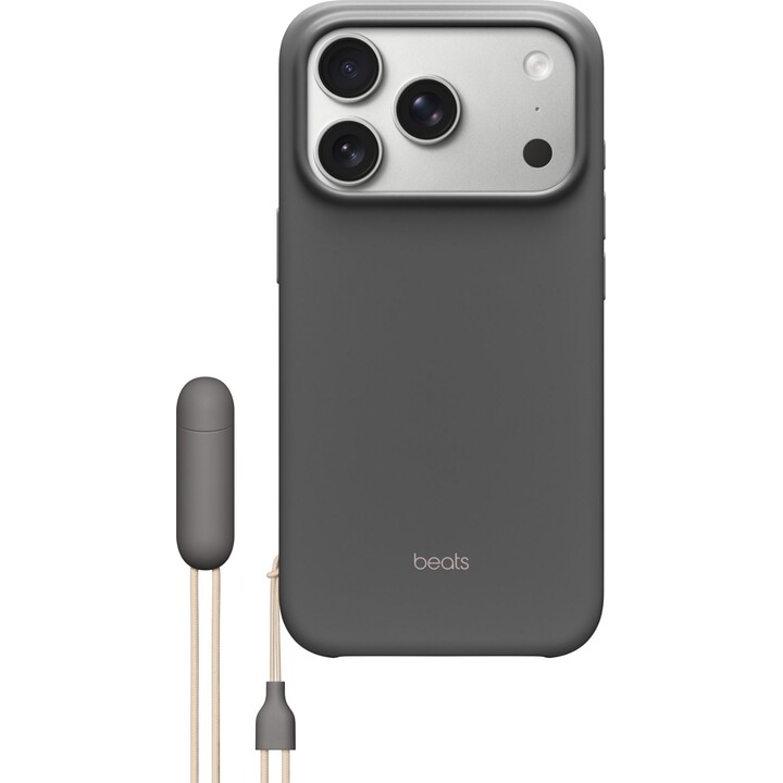Funda Apple Beats para iPhone 17 Pro con función atril y control MagSafe+Cam. Gris granito A3509 - MGY74LL/A