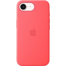 Capa de silicone Apple com MagSafe para iPhone 17e – Bright Guava
