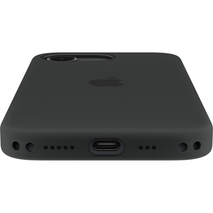 Capa de silicone Apple com MagSafe para iPhone 17e – Bright Guava