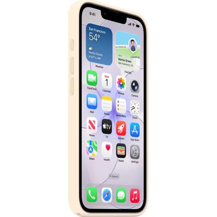 Apple Silikonhülle mit MagSafe für iPhone 17e – Vanille