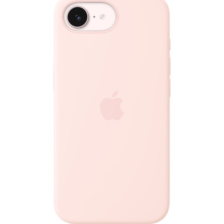 Funda de silicona Apple con MagSafe para iPhone 17e - Rosa suave