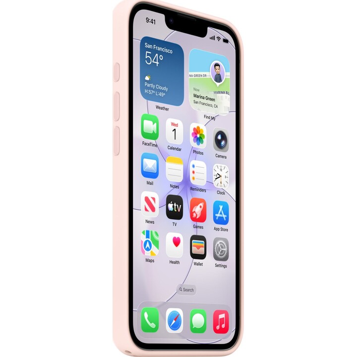 Funda de silicona Apple con MagSafe para iPhone 17e - Rosa suave