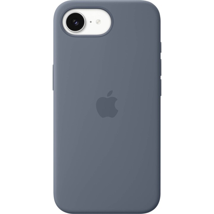Funda de silicona de Apple para iPhone 17e Marine bkue con compatibilidad MagSafe MHWE4ZM/A