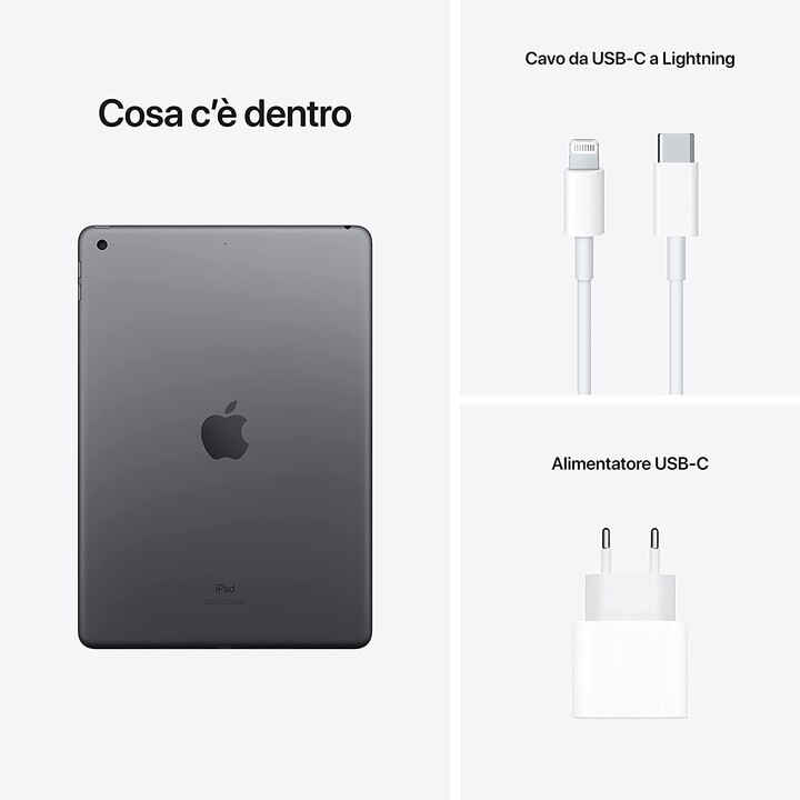 Apple iPad 10.2 2021 64GB WiFi Grigio Siderale