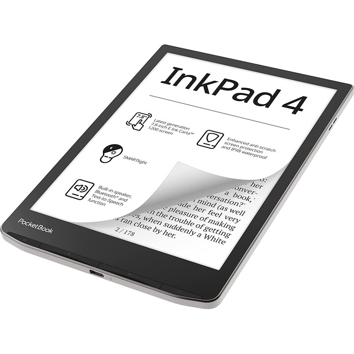 Pocketbook Inkpad 4 32GB Wifi Negro Plata