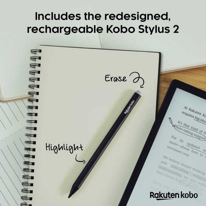 Rakuten Kobo Elipsa 2E e-book reader Touchscreen 32GB Wi-Fi Black