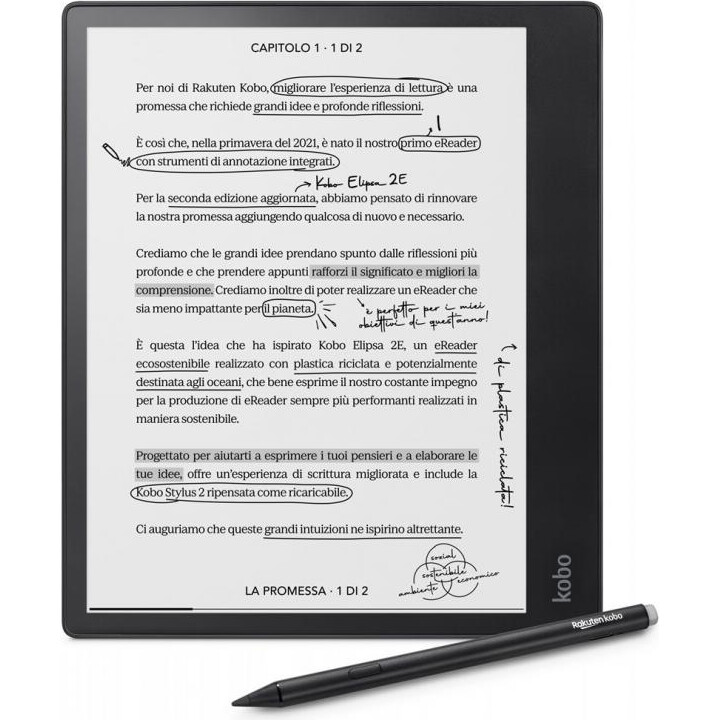 Rakuten Kobo Elipsa 2E e-book reader Touchscreen 32GB Wi-Fi Black