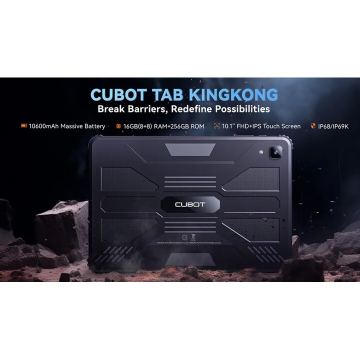 Cubot Tab KingKong 10.1 8GB/256GB LTE Schwarz