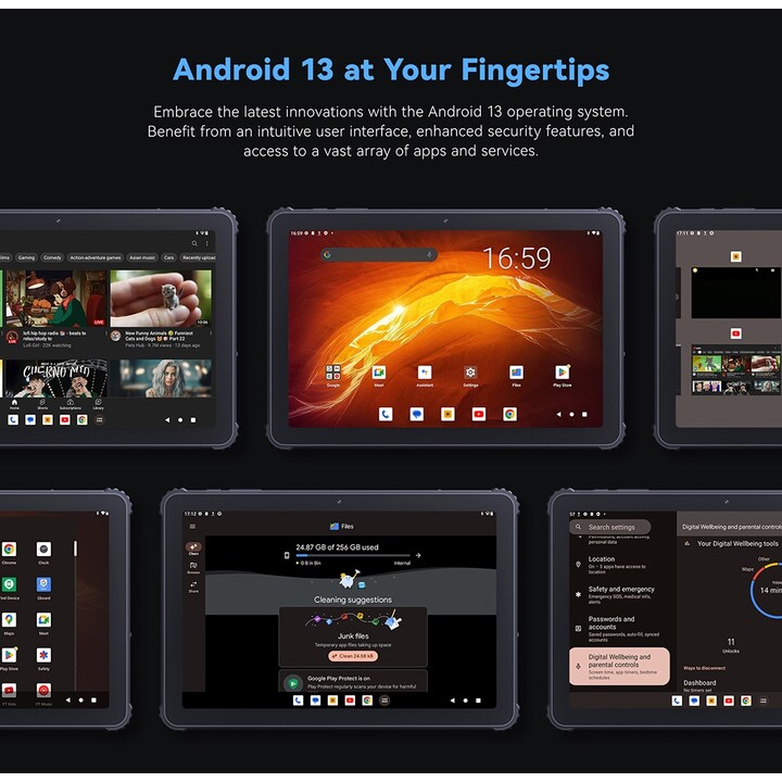 Cubot Tab KingKong 10.1 8GB/256GB LTE Schwarz