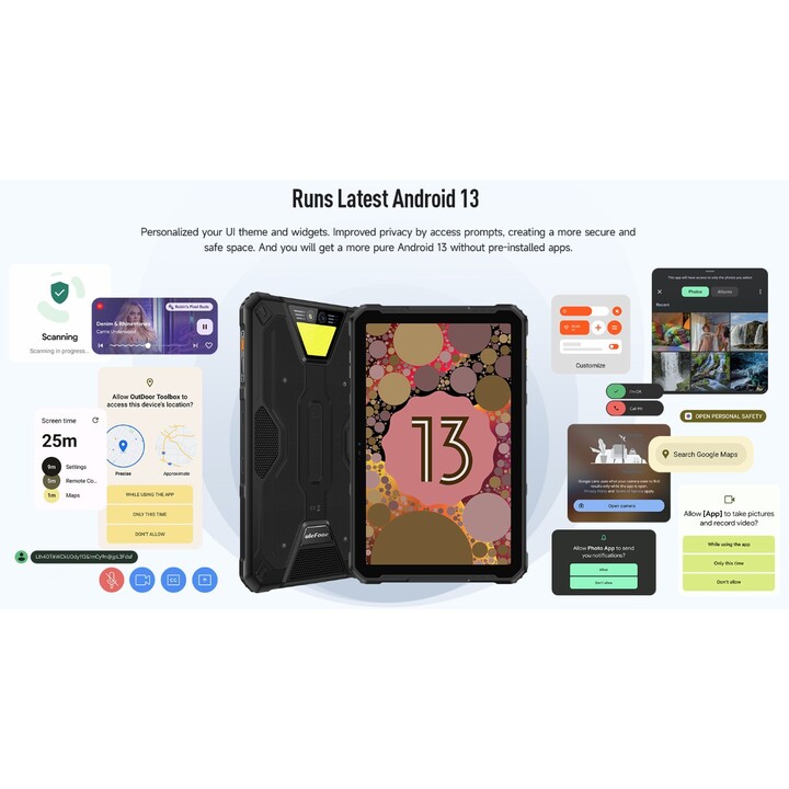 Ulefone Armor Pad 2 11.0 8GB 256GB LTE Black