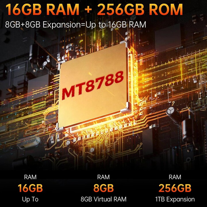 Fossibot DT1 10.4 8GB 256GB LTE Naranja