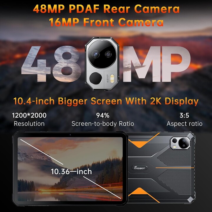 Fossibot DT1 10.4 8GB 256GB LTE Naranja