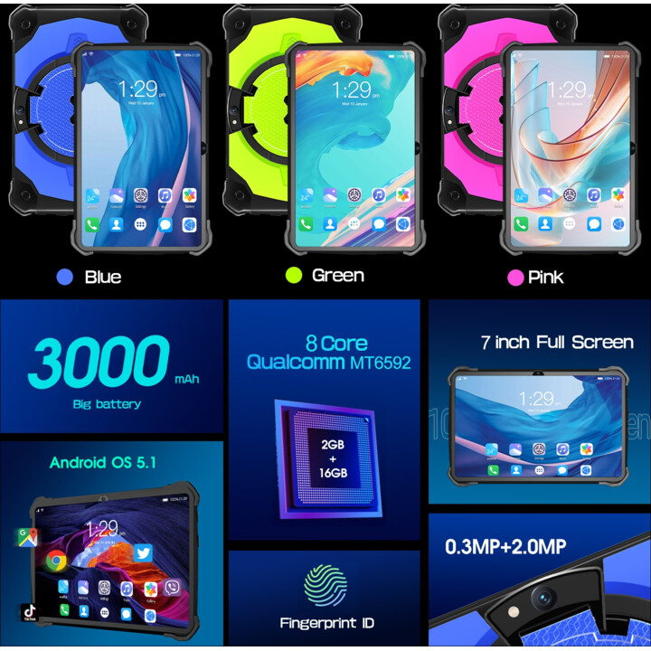 Powerbasics Q8C2-JJ 2GB 16GB WiFi Azul