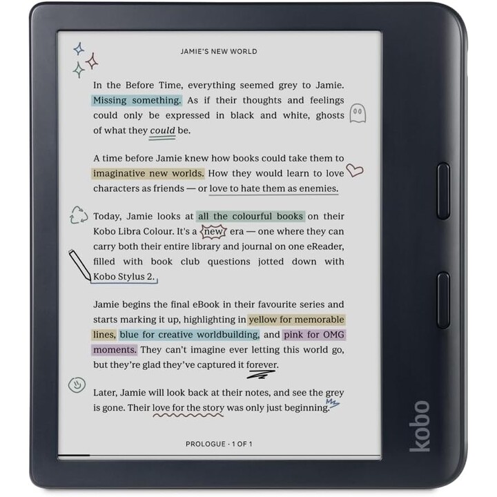 Rakuten Kobo Libra Color 32GB Wifi Black
