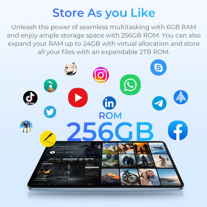 Oukitel OT5S 12.0 6GB 256GB LTE Blue