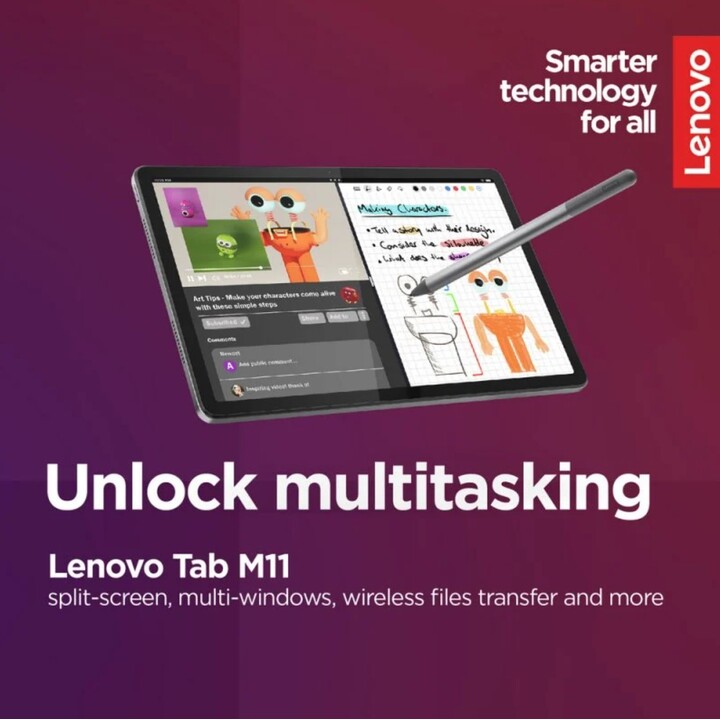 Lenovo Tab M11 11.0 8GB 128GB WiFi Gris Incluye bolígrafo