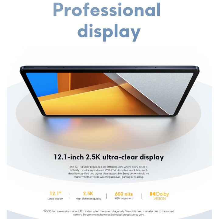 Xiaomi Poco Pad 12.1 8GB 256GB WiFi Blue