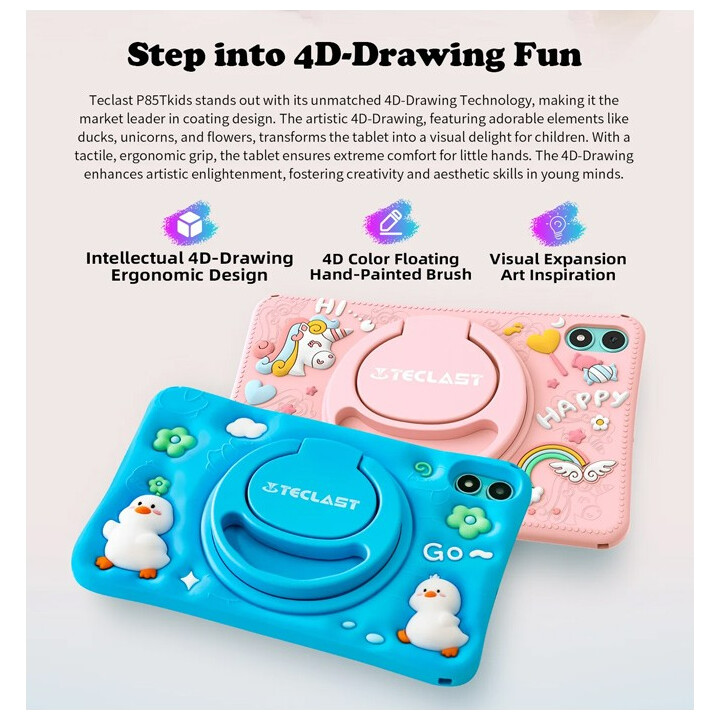 Teclast P85TKids 8 4Go 64Go WiFi Rose