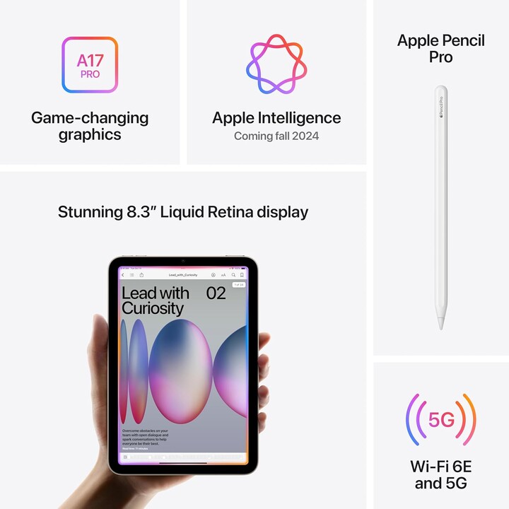 Apple iPad Mini 8.3 2024 Wifi Cellular 256GB Violet