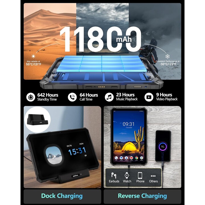 Ulefone Armor Pad 4 Ultra 5G 256 GB 8GB Preto DS UE