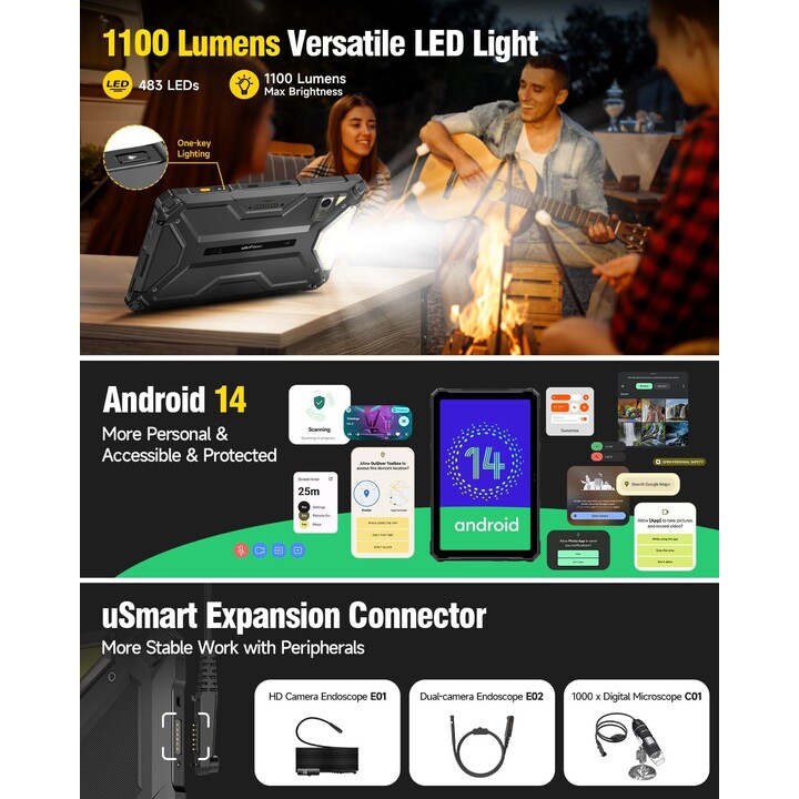 Ulefone Armor Pad 4 Ultra 5G 256 GB 8GB Preto DS UE