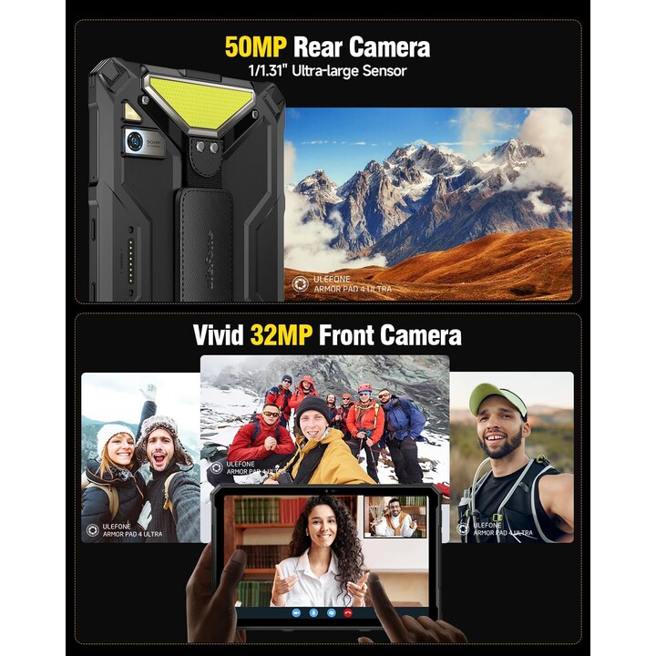 Ulefone Armor Pad 4 Ultra 5G 256 GB 8GB Preto DS UE