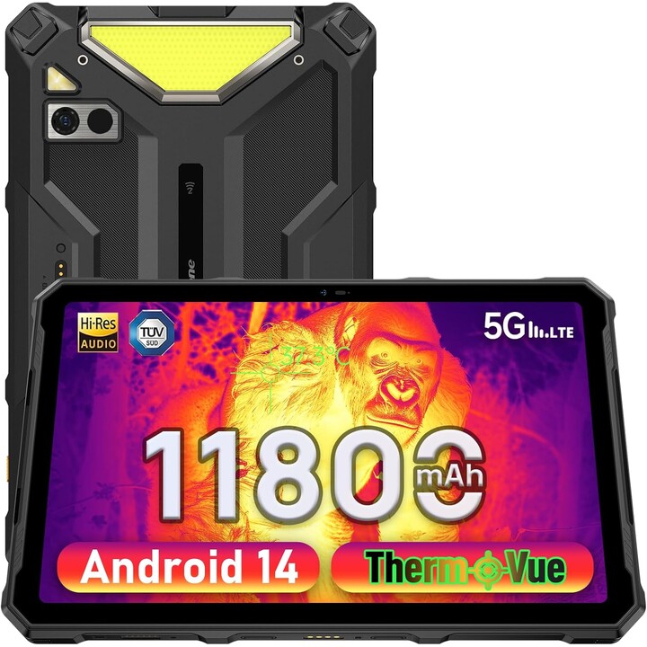 Ulefone Armor Pad 4 Ultra 5G Térmico 256GB 8GB Negro DS EU