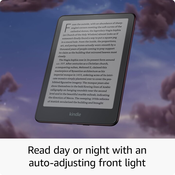 Amazon Kindle 7″ 12th Generation B0CFP6F89F e-Book Reader 32GB Wi-Fi Raspberry
