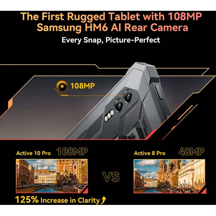 Blackview Active 10 Pro 10.9’’ 5G 12Go/512Go Android 14 Noir - Tablette