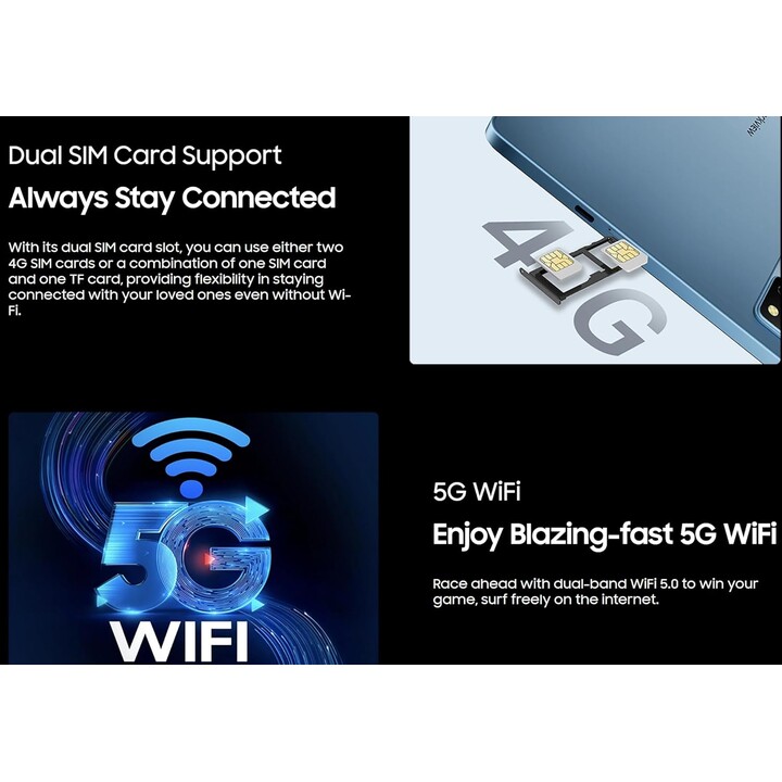 Blackview Tab 60 Pro 4G LTE 8GB/128GB Blau - Tablet