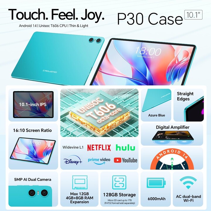 Teclast Tablet P30 10.1 4GB/128GB Blue