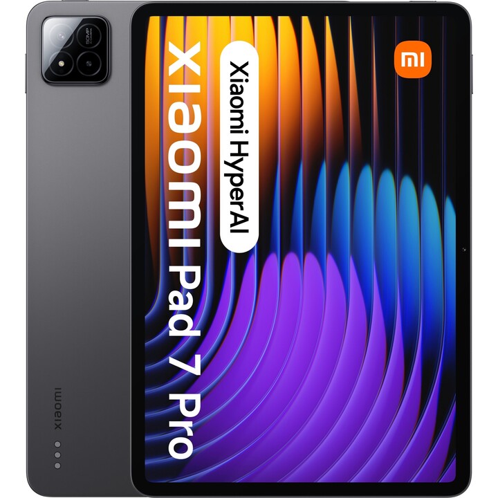 Xiaomi Pad 7 Pro, 12+512 GB, WiFi, display da 11,2 pollici, batteria da 8850 mAh, hypercharge da 67 W, hyper AI, grigio